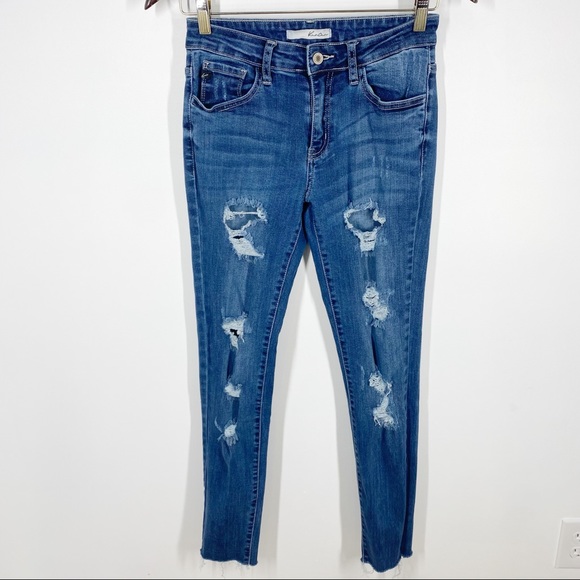 KanCan Denim - Kancan Estilo Distressed Skinny Jeans 7/27